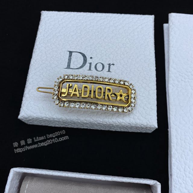 Dior飾品 迪奧經典熱銷款字母DIOR髮夾髮卡 Dior頭飾  zgd1425